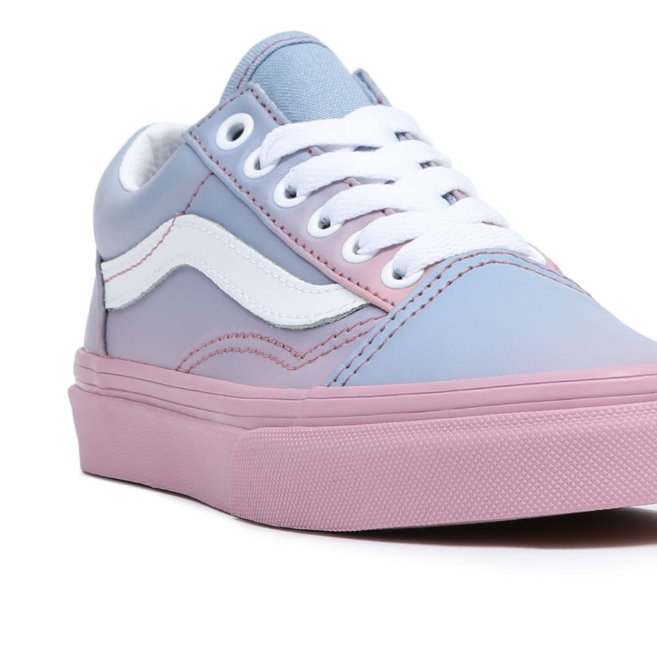 Vans Ifjúsági Old Skool Cipő (8-14 év) Kék-rózsaszín