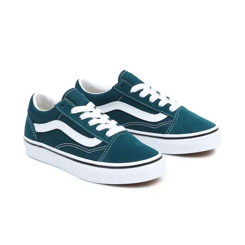Vans Ifjúsági Old Skool Cipő (8-14 év) Zöld