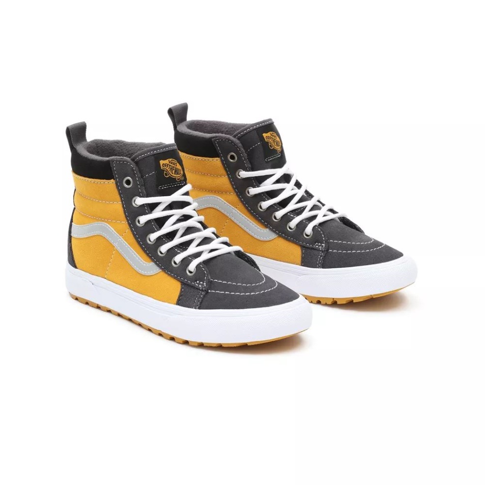 Furgonok Ifjúsági Sk8-hi Mte-1 Cipő (8-14 év) Fekete-sárga