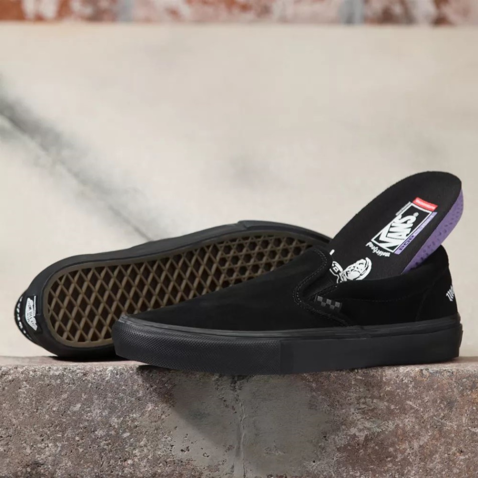 Furgonok X Motorhead Skate Slip On Cipő Fekete