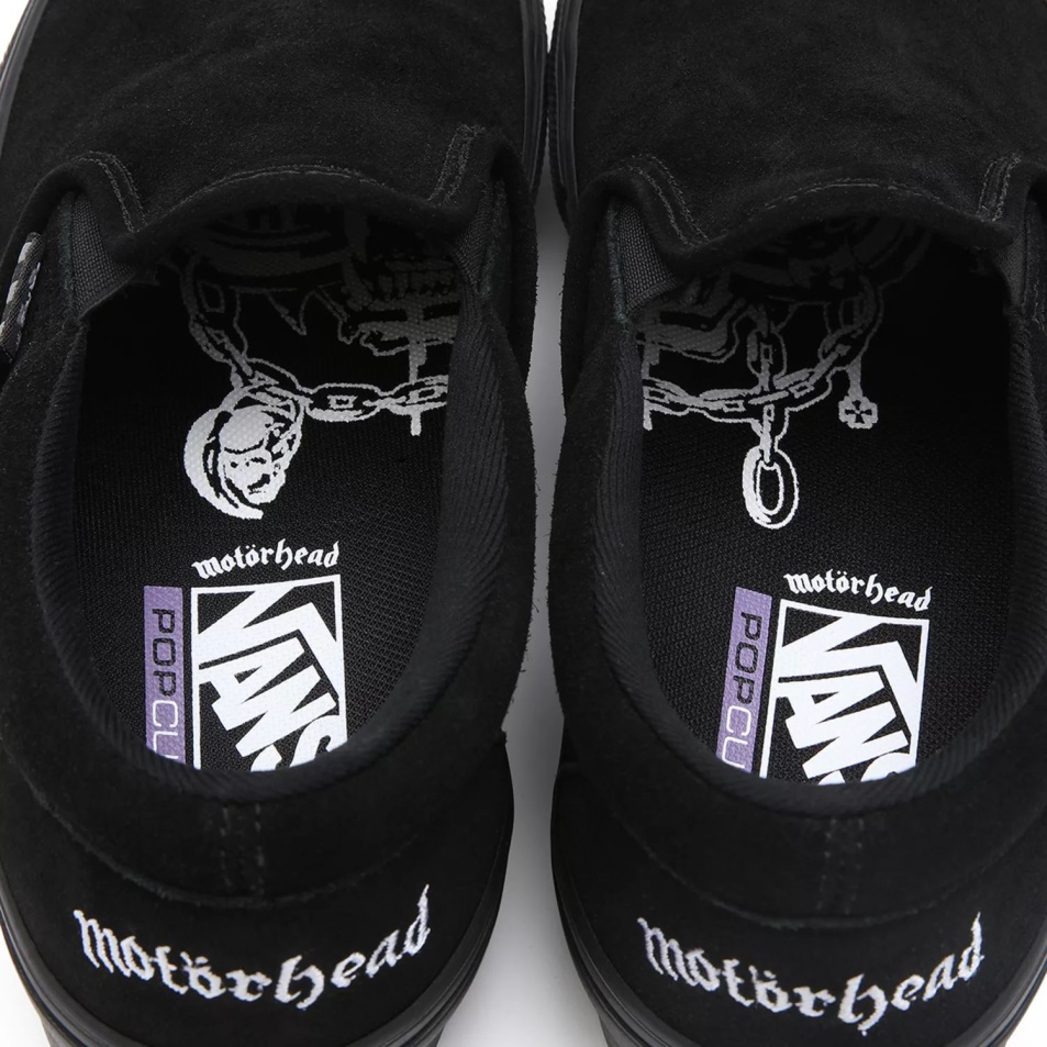 Furgonok X Motorhead Skate Slip On Cipő Fekete