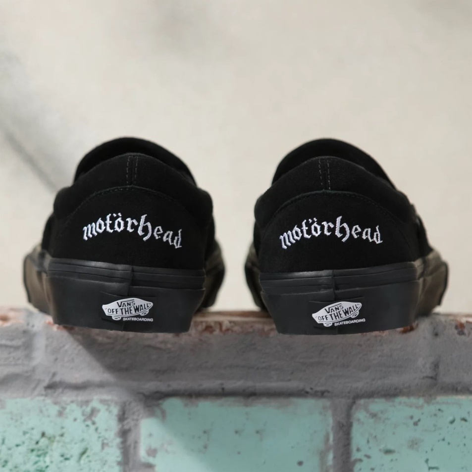 Furgonok X Motorhead Skate Slip On Cipő Fekete