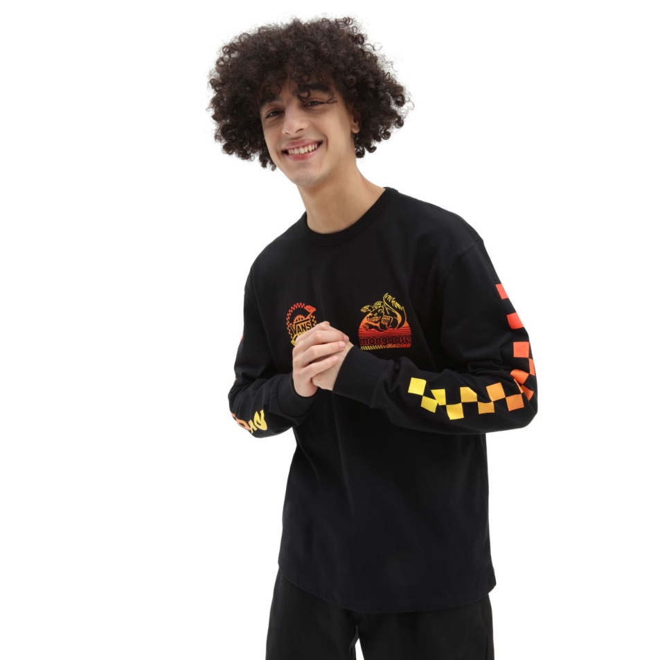 Furgonok X Legendáink (mongúz) Hosszú Ujjú Póló Fekete