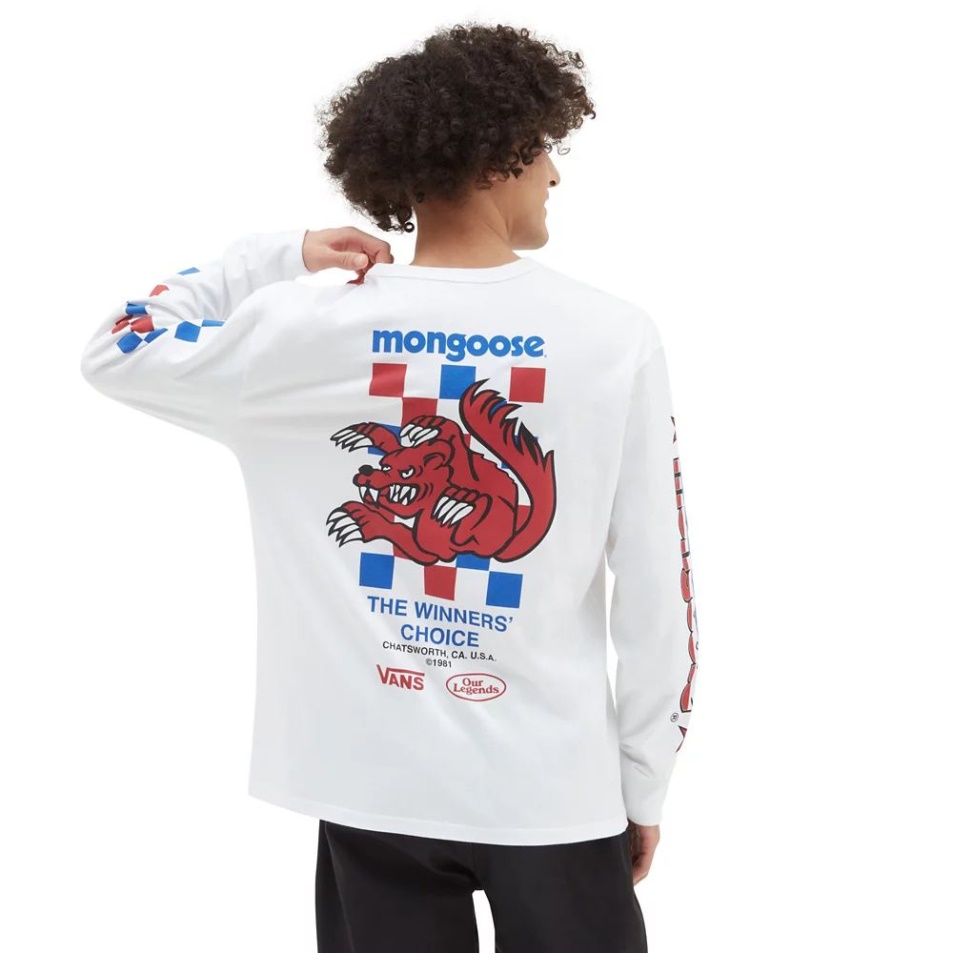 Furgonok X Legendáink (mongúz) Hosszú Ujjú Póló Fehér
