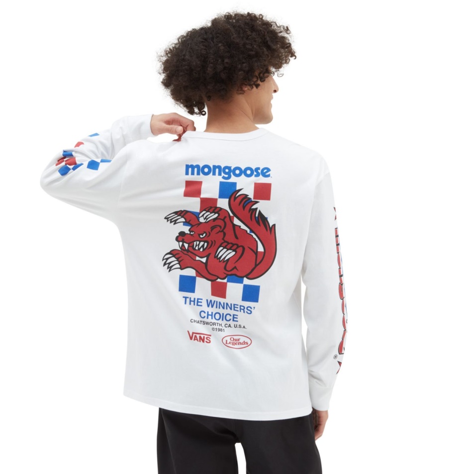 Furgonok X Legendáink (mongúz) Hosszú Ujjú Póló Fehér