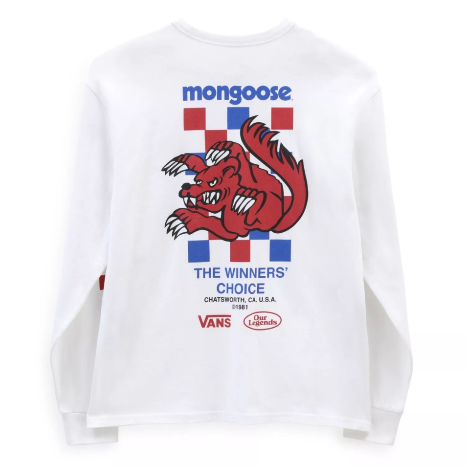 Furgonok X Legendáink (mongúz) Hosszú Ujjú Póló Fehér