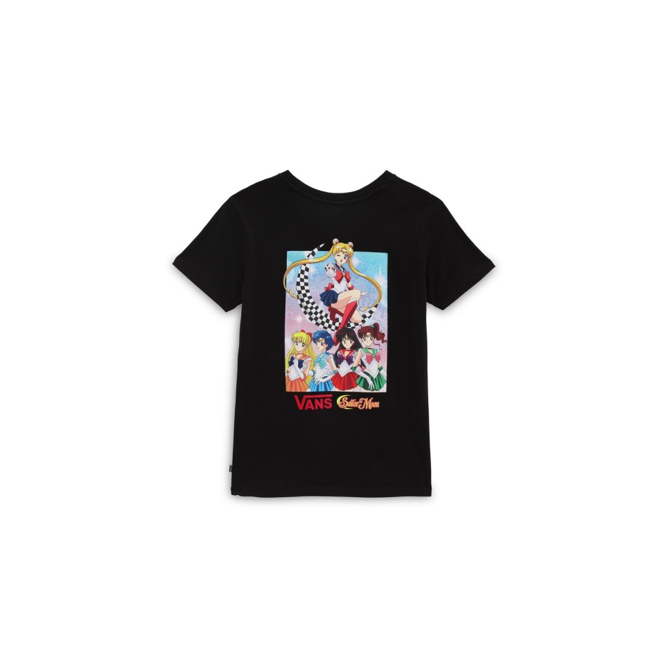 Furgonok X Csinos Gyám Tengerész Moon Bff Crew Póló Fekete
