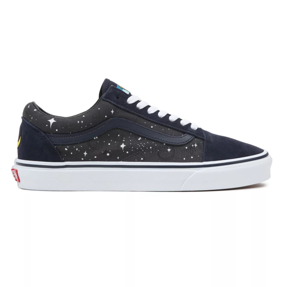Furgonok X Szép Gyám Tengerész Moon Old Skool Cipő Fekete