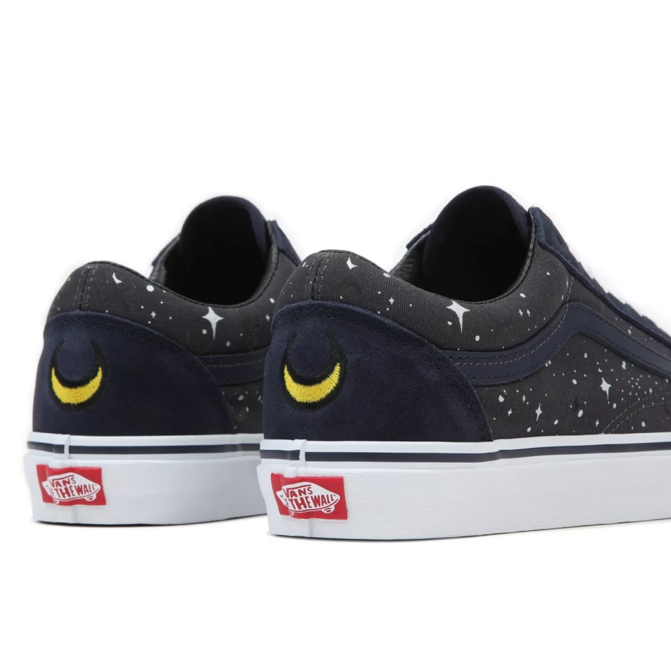 Furgonok X Szép Gyám Tengerész Moon Old Skool Cipő Fekete