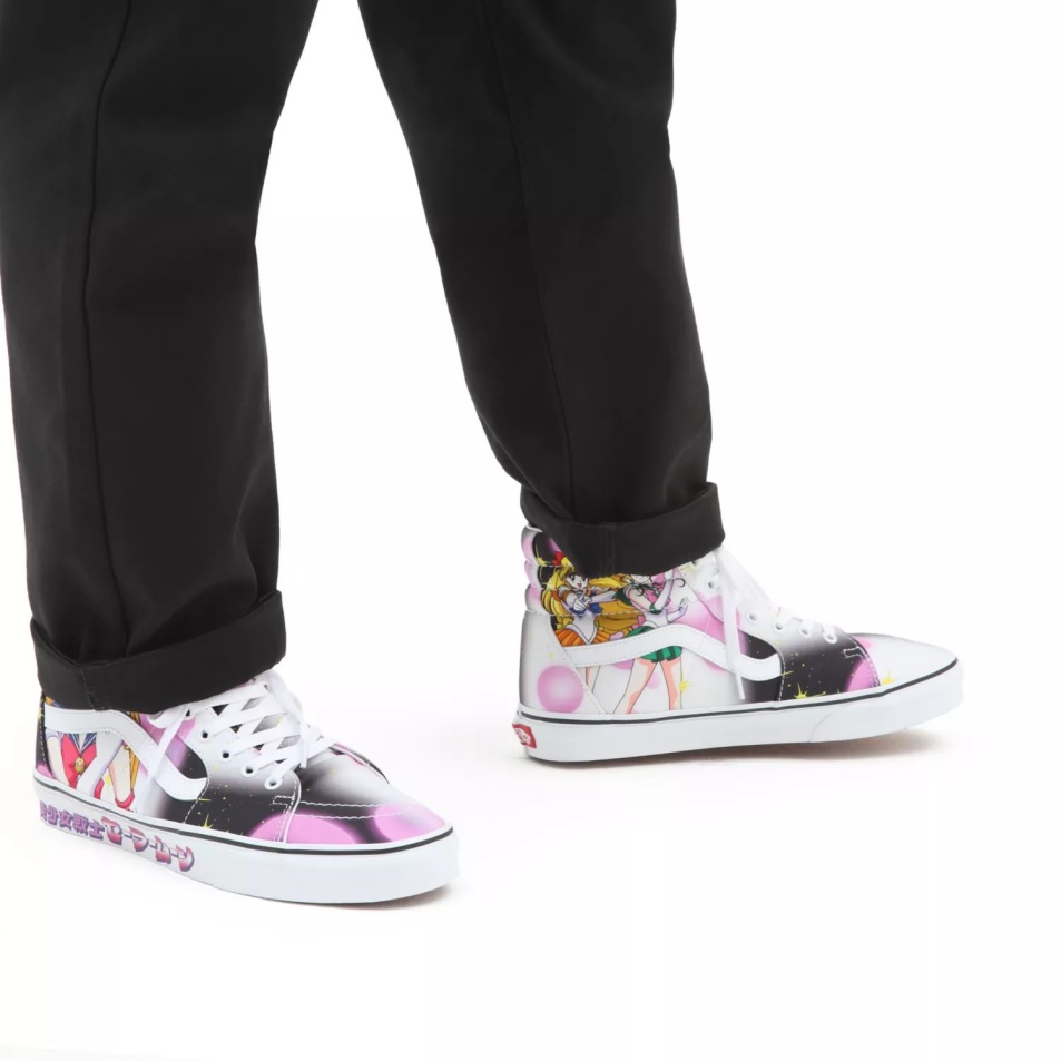 Furgonok X Csinos Gyám Tengerész Hold Sk8-hi Cipő Multi