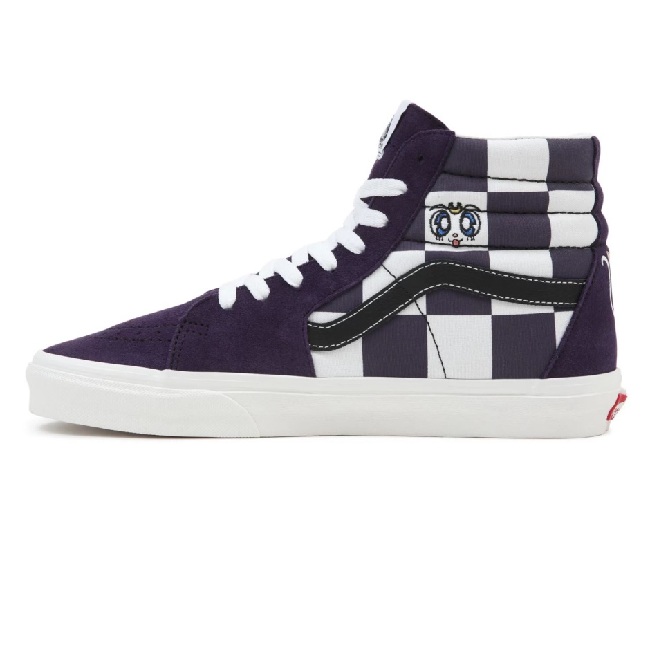Furgonok X Csinos Gyám Tengerész Hold Sk8-hi Cipő Fehér-lila
