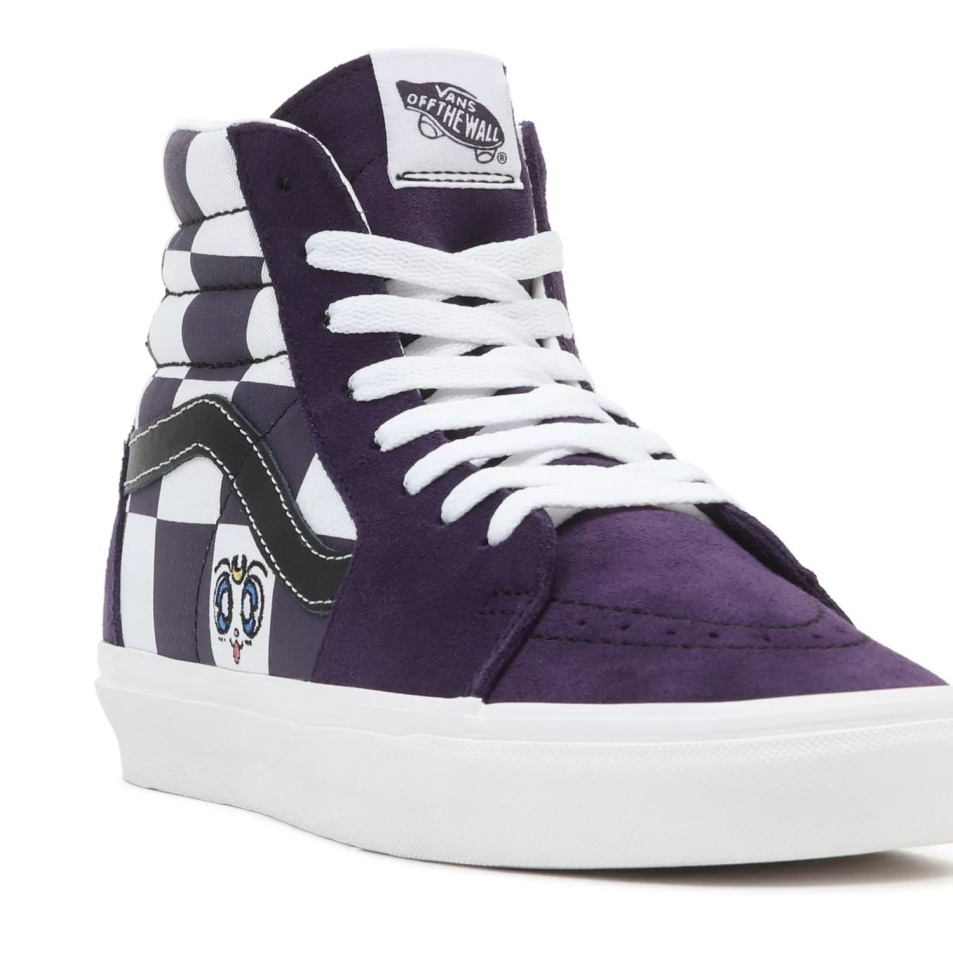 Furgonok X Csinos Gyám Tengerész Hold Sk8-hi Cipő Fehér-lila