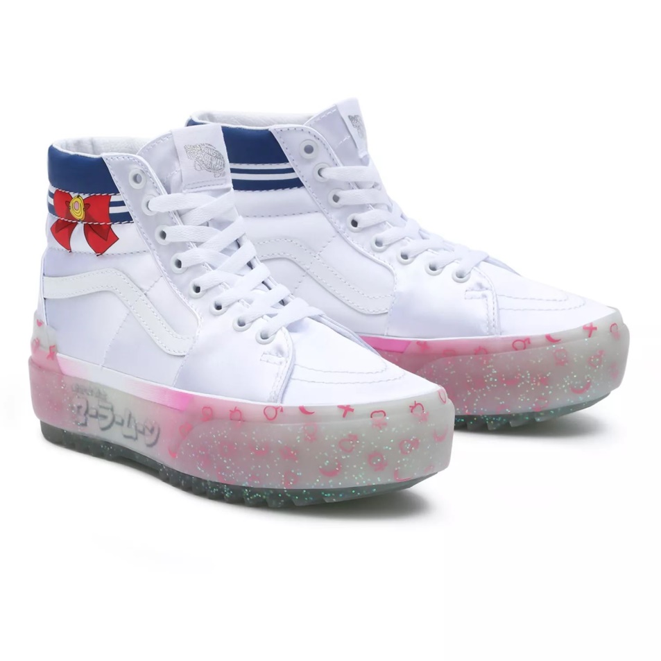 Furgonok X Csinos Gyám Tengerész Hold Sk8-hi Egymásra Rakott Cipő Multi