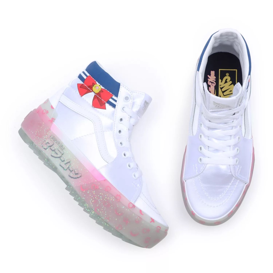 Furgonok X Csinos Gyám Tengerész Hold Sk8-hi Egymásra Rakott Cipő Multi