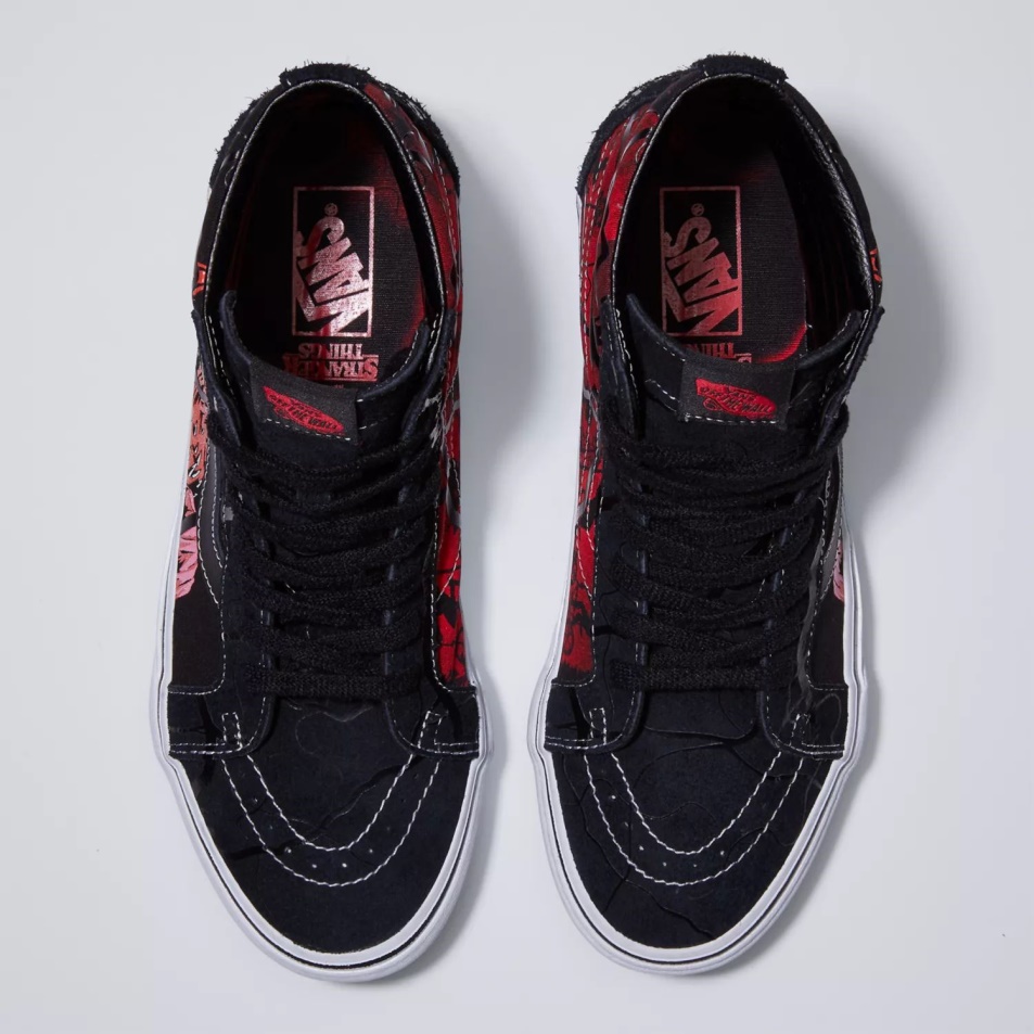 Furgonok X Idegen Dolgok Sk8-hi Reissue Cipő Fekete-piros