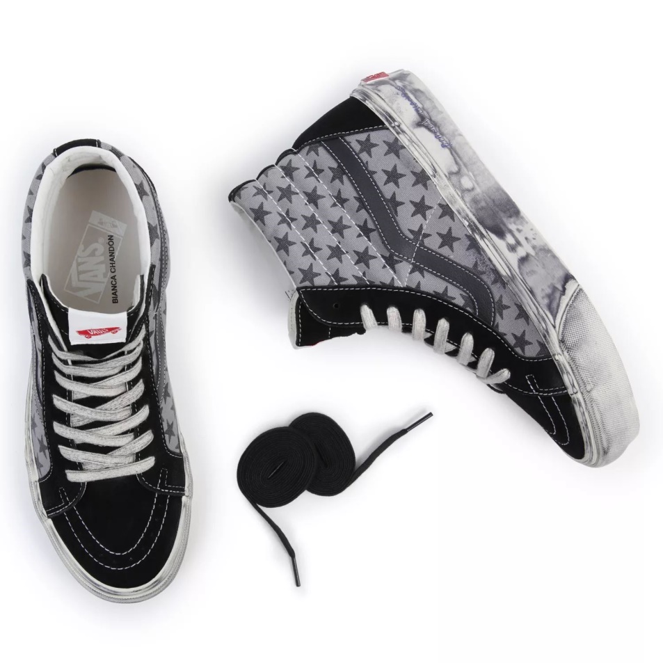 Vault By Vans X Bianca Chandôn Sk8-hi Reissue Cipő Fekete-szürke
