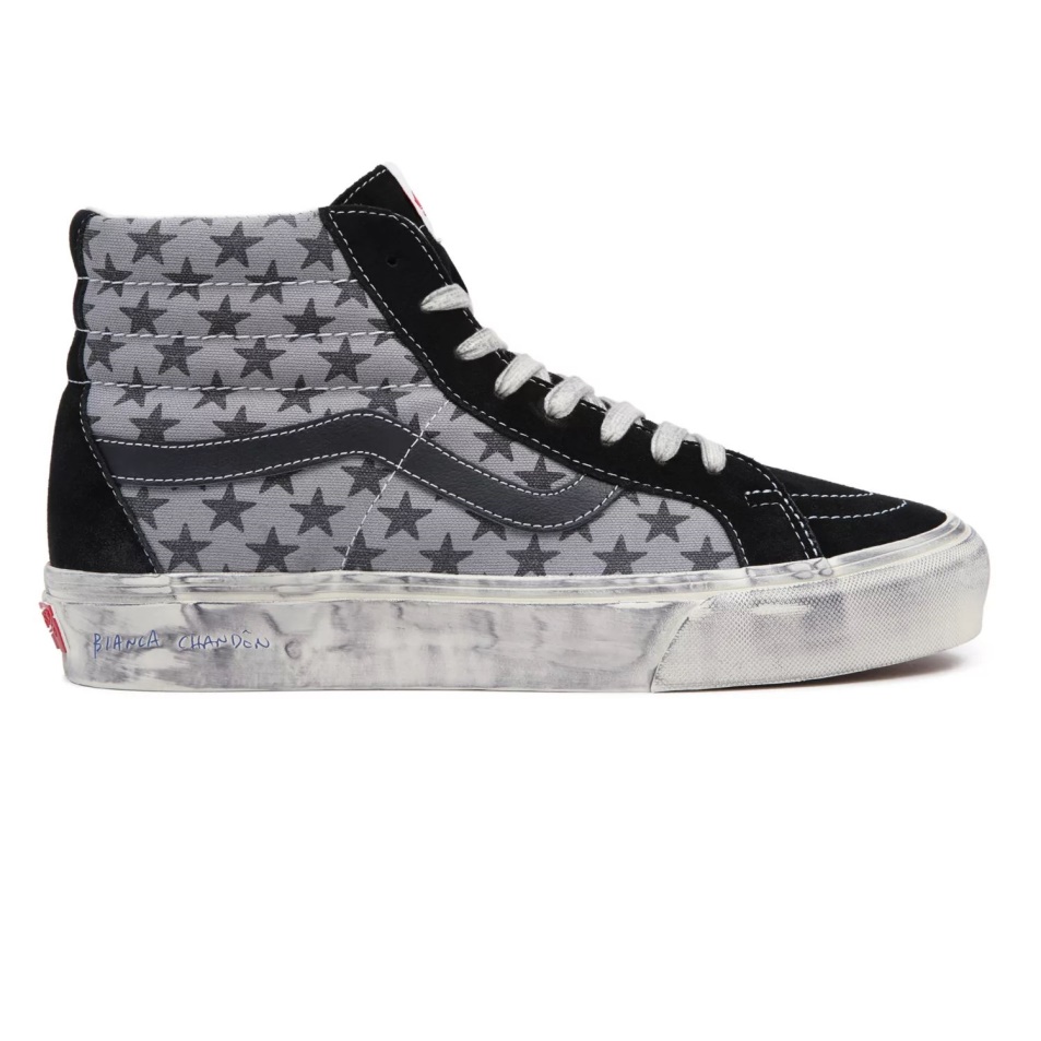 Vault By Vans X Bianca Chandôn Sk8-hi Reissue Cipő Fekete-szürke