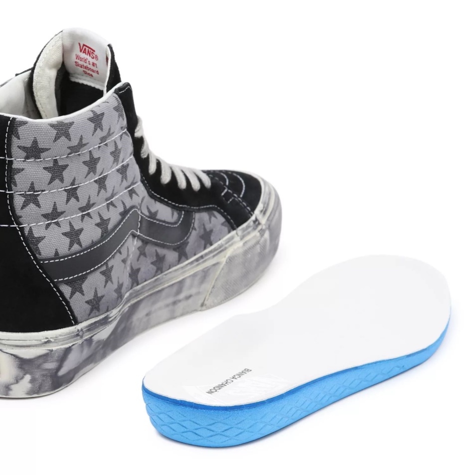 Vault By Vans X Bianca Chandôn Sk8-hi Reissue Cipő Fekete-szürke