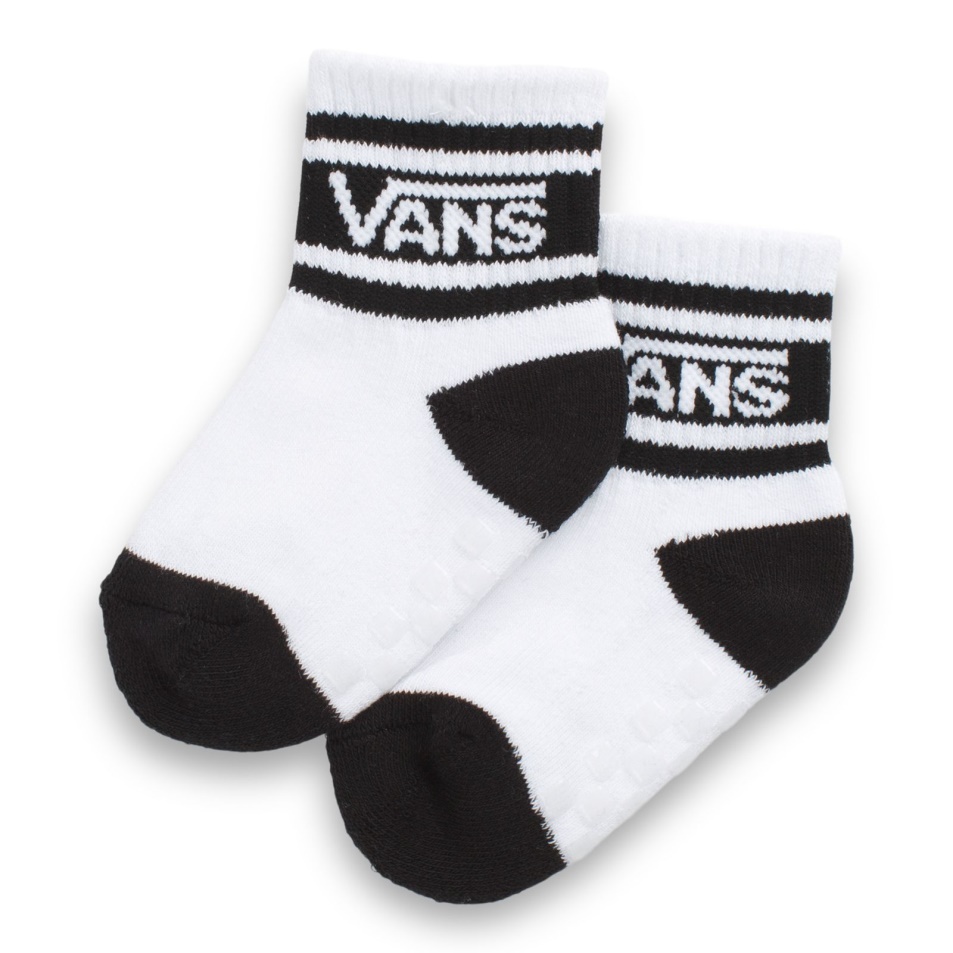Toddlers Vans Drop V Crew Zokni 12-24m Fehér-fekete