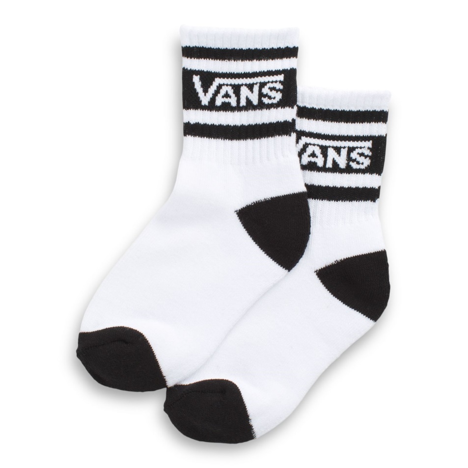 Toddlers Vans Drop V Crew Zokni Mérete 2-4 Fehér-fekete