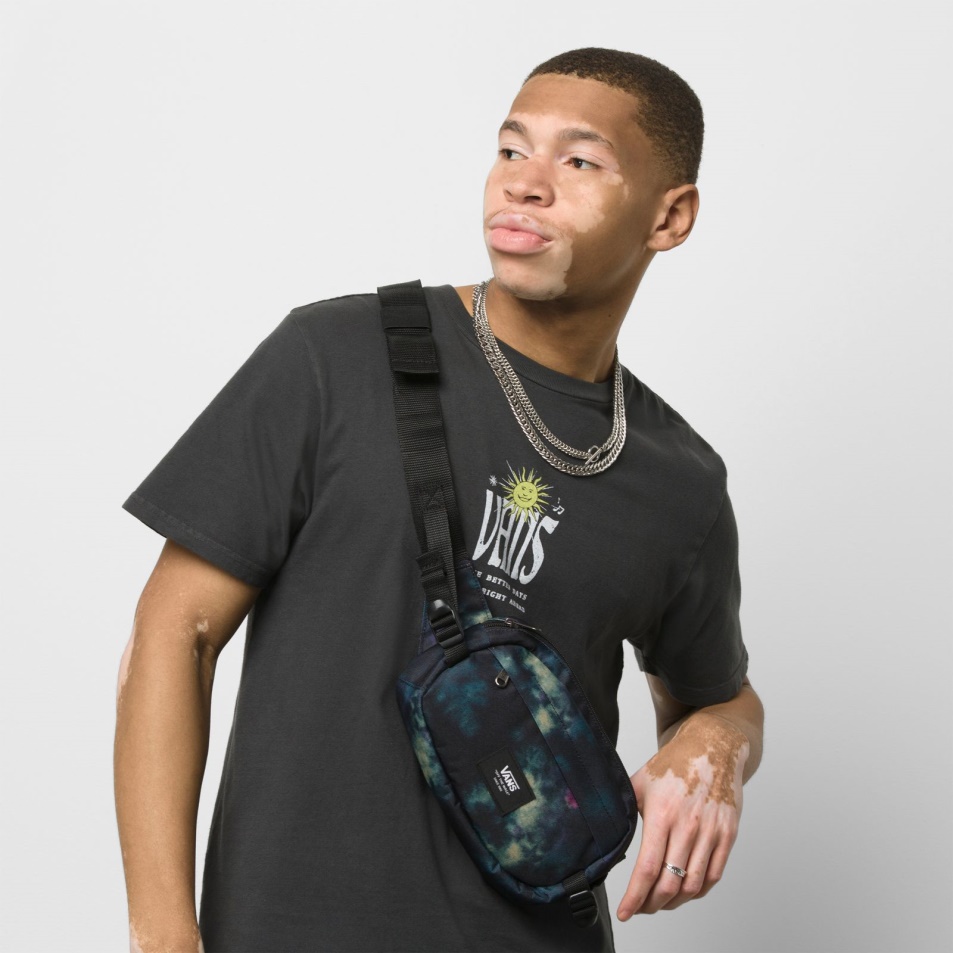 Vans Aliso Hip Pack Fekete-lila-lime Puncs