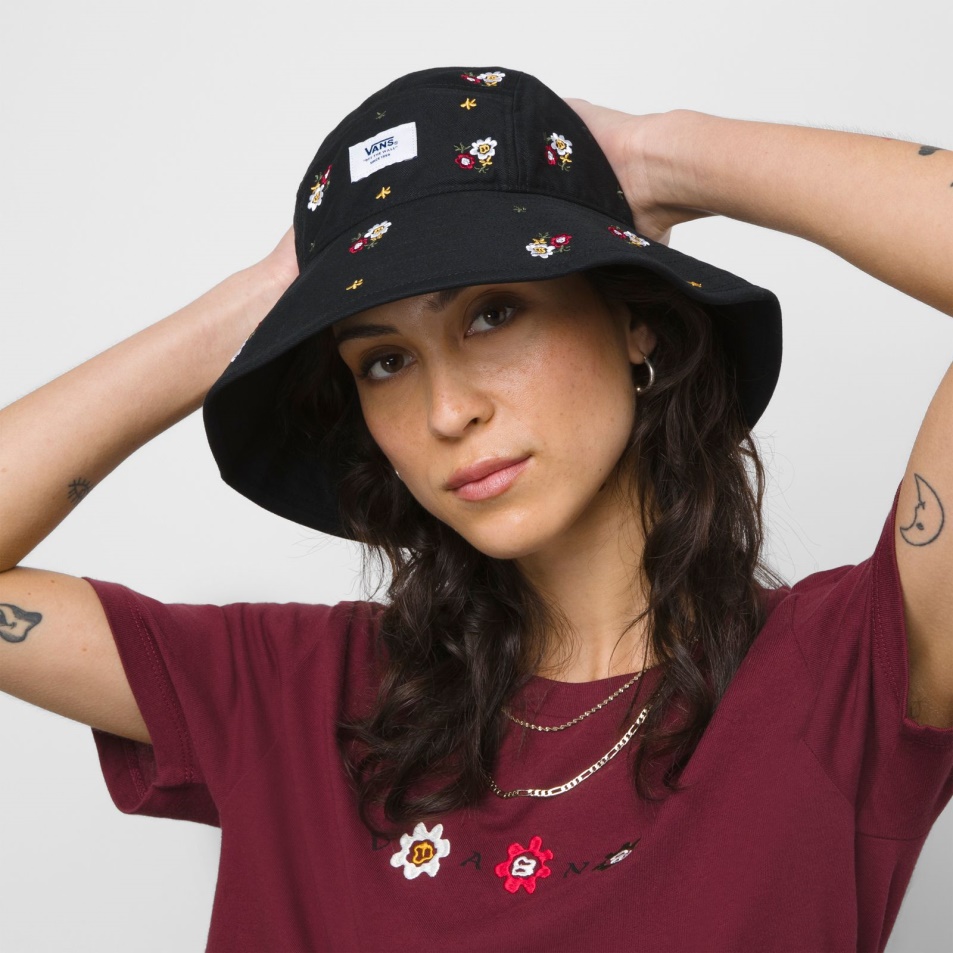 Vans Anaheim Virágos Kalap Fekete