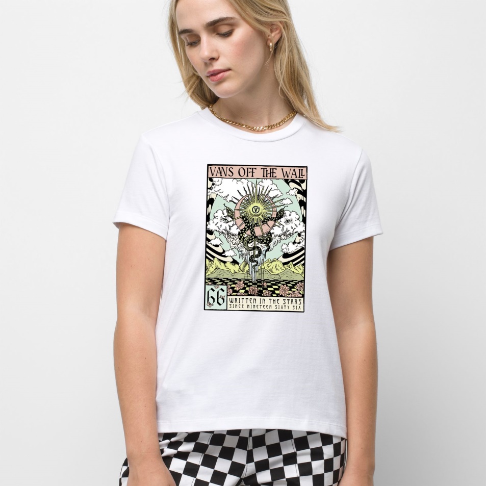 Vans Arcana Ss Crew Póló Fehér