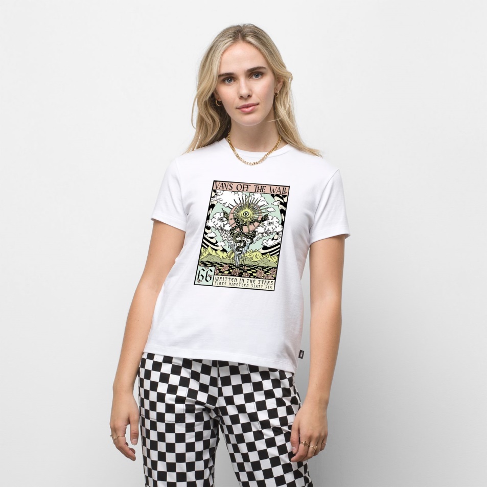 Vans Arcana Ss Crew Póló Fehér