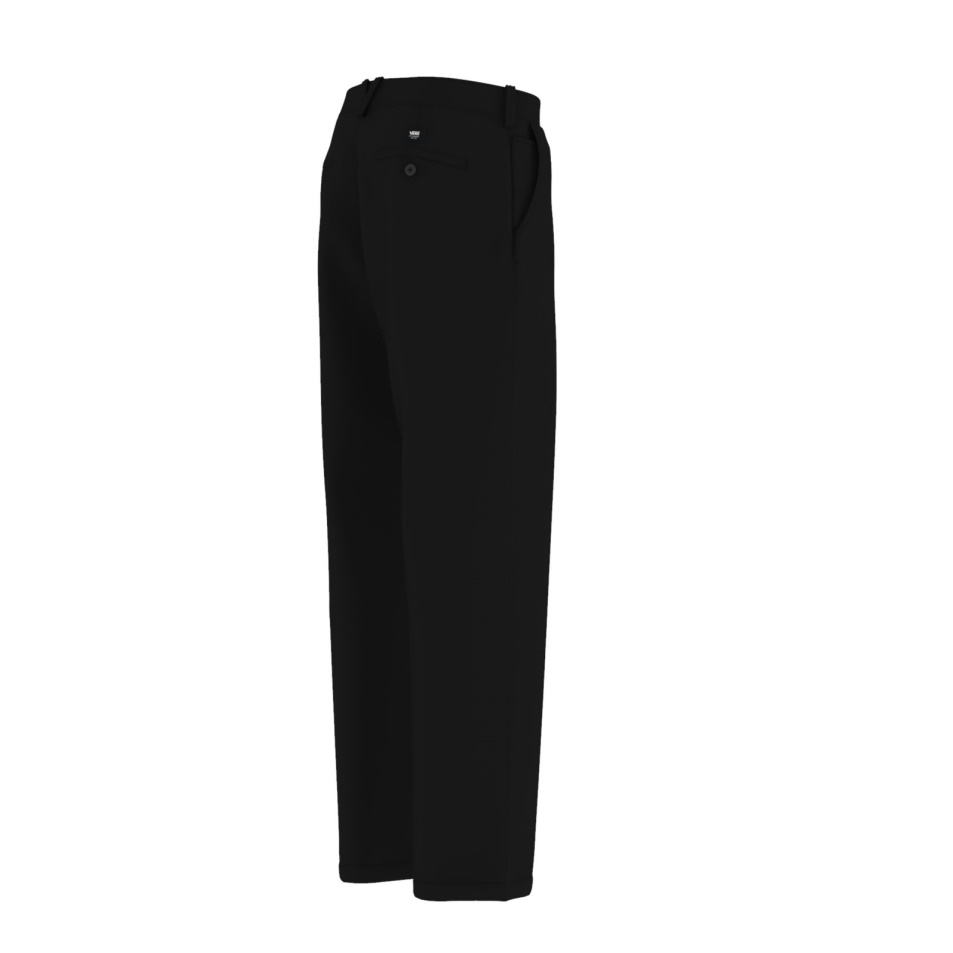Furgonok Autentikus Chino Baggy Nadrág Fekete
