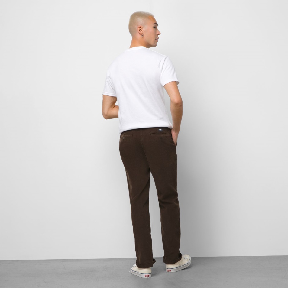 Furgonok Autentikus Chino Kordbársony Relaxed Nadrág Demitasse