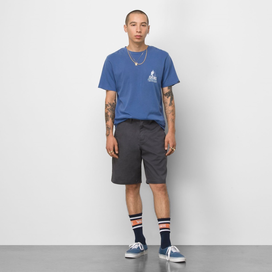 Furgonok Autentikus Chino Relaxed 20" Rövid Aszfalt
