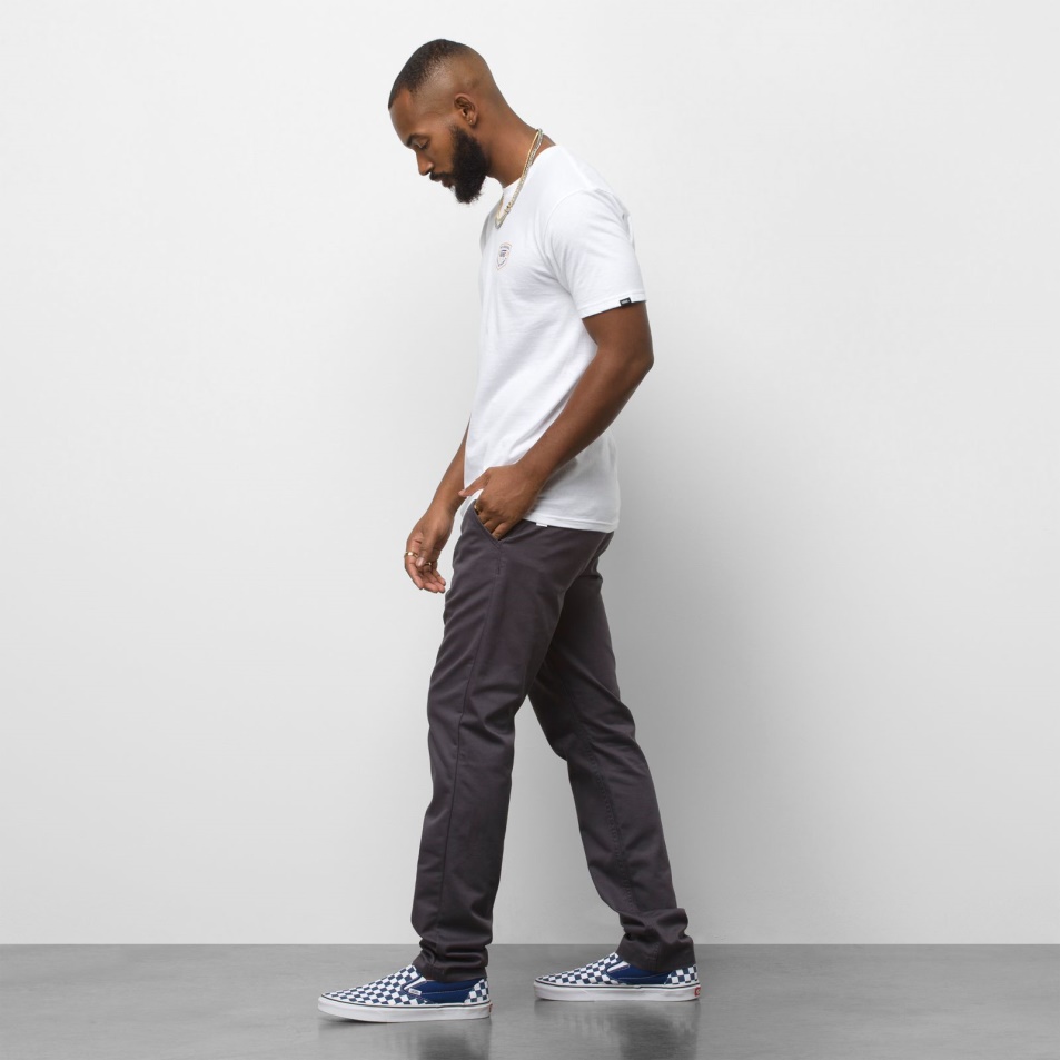 Furgonok Autentikus Chino Slim Pant Aszfalt