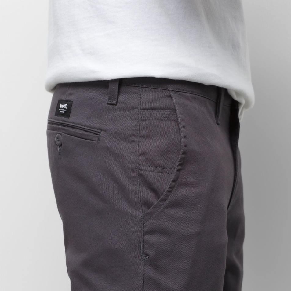 Furgonok Autentikus Chino Slim Pant Aszfalt