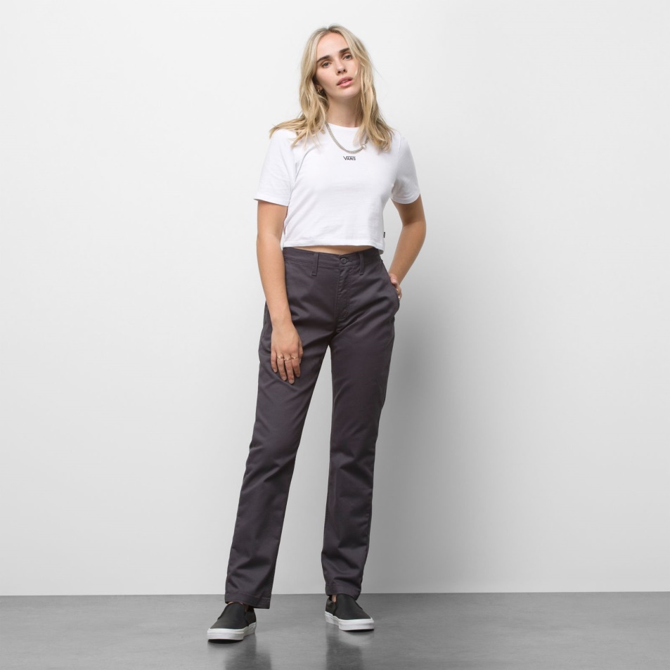Furgonok Autentikus Chino Slim Pant Aszfalt