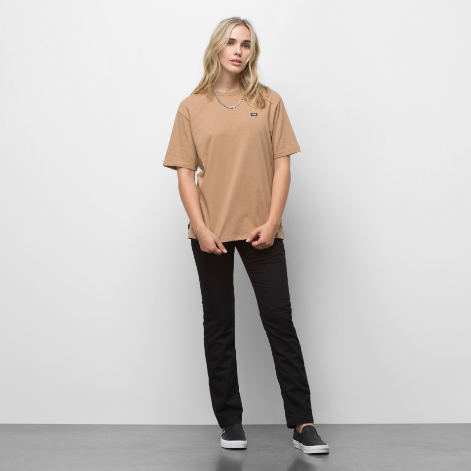 Furgonok Autentikus Chino Slim Nadrág Fekete