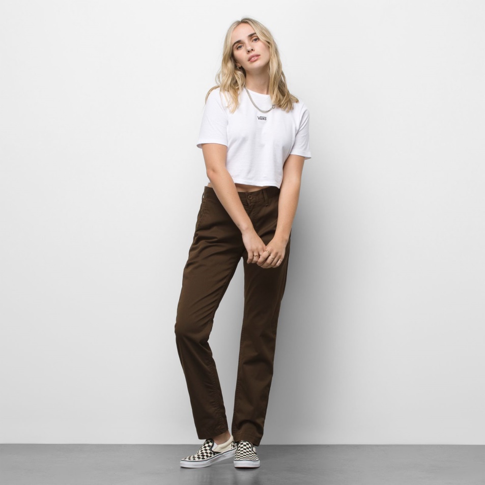 Furgonok Autentikus Chino Slim Nadrág Demitasse