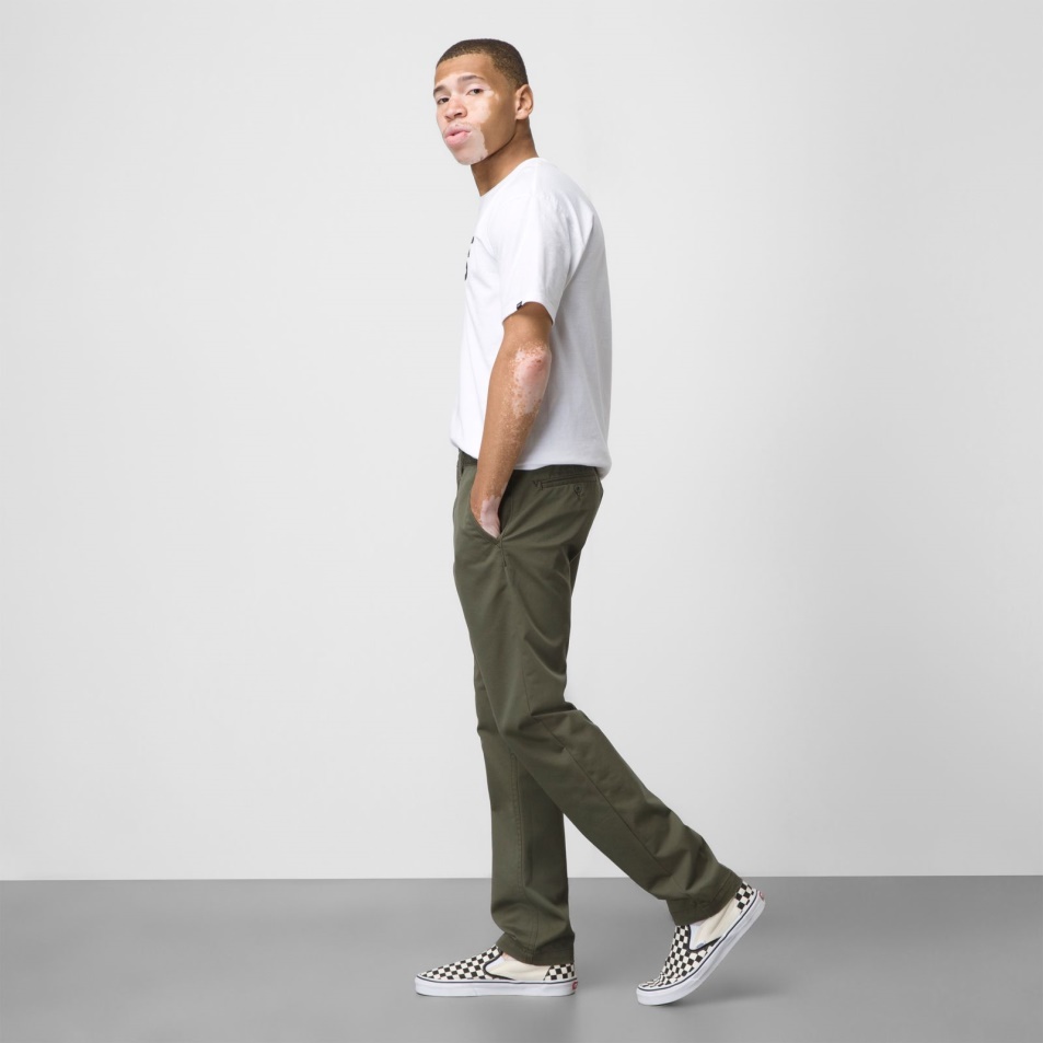 Furgonok Autentikus Chino Slim Pant Grapeleaf