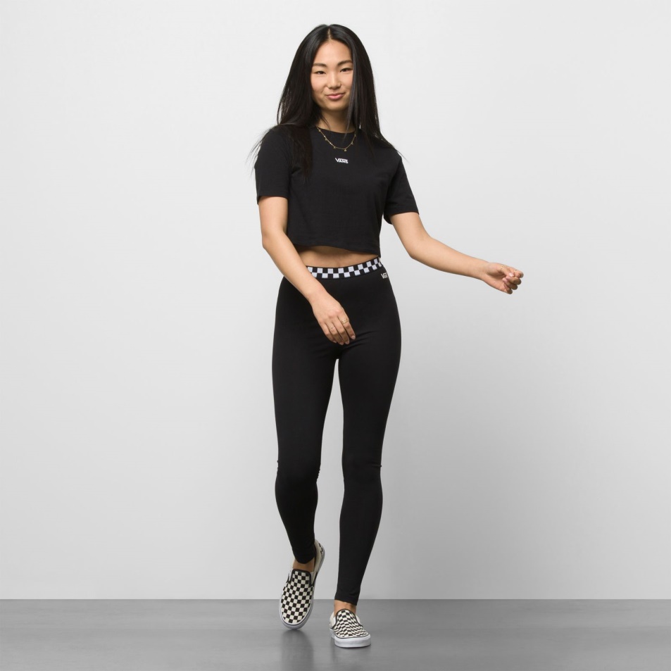 Vans Bladez Check Legging Fekete