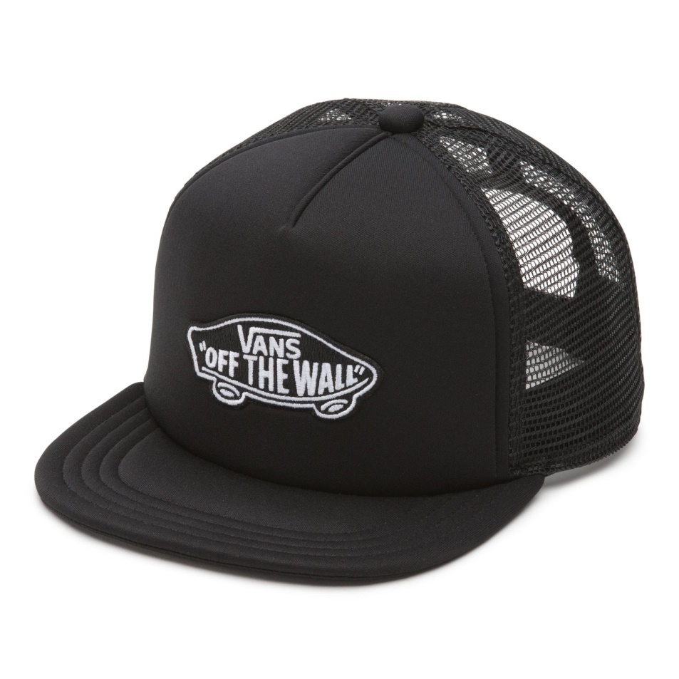 Vans Boys Klasszikus Patch Trucker Sapka Fekete-fekete