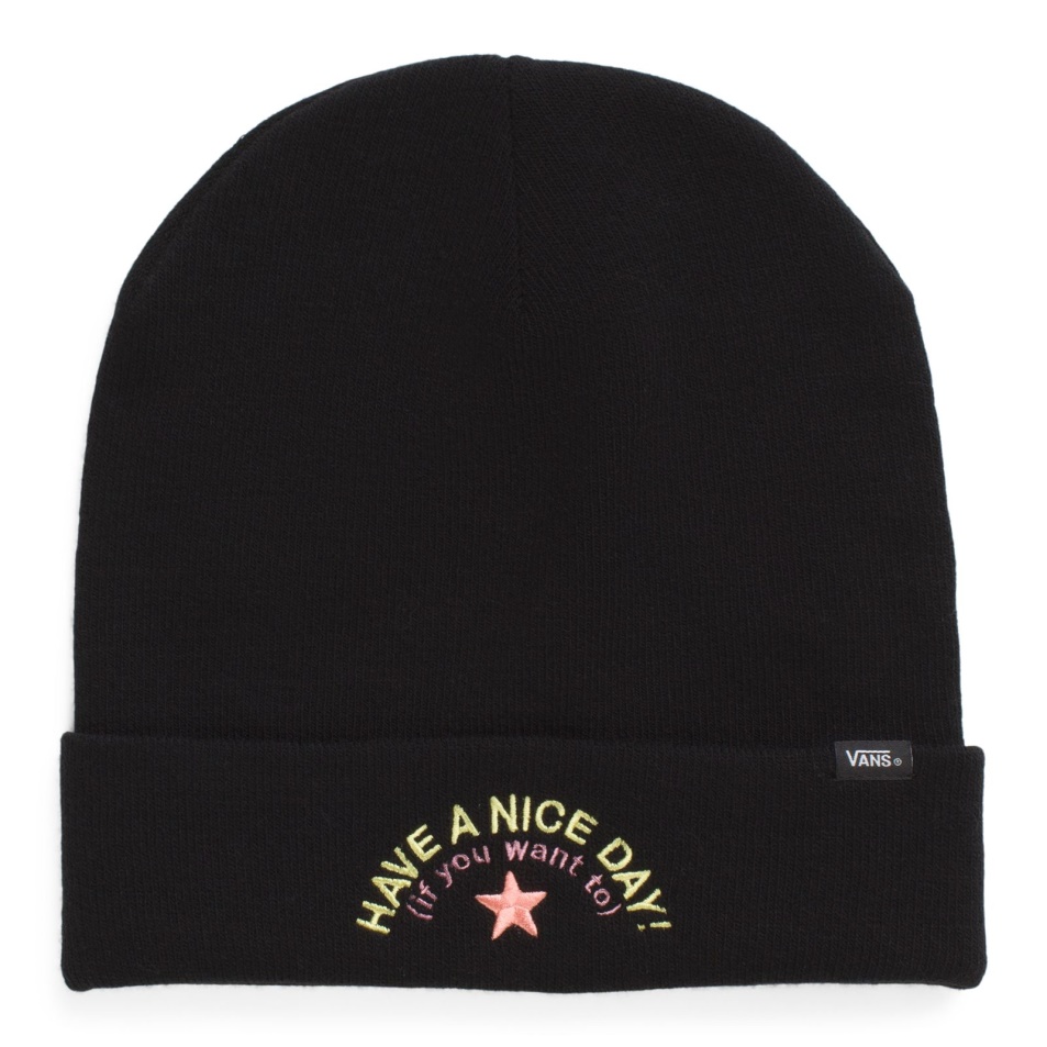 Furgonok Kitörve Beanie Black-maize