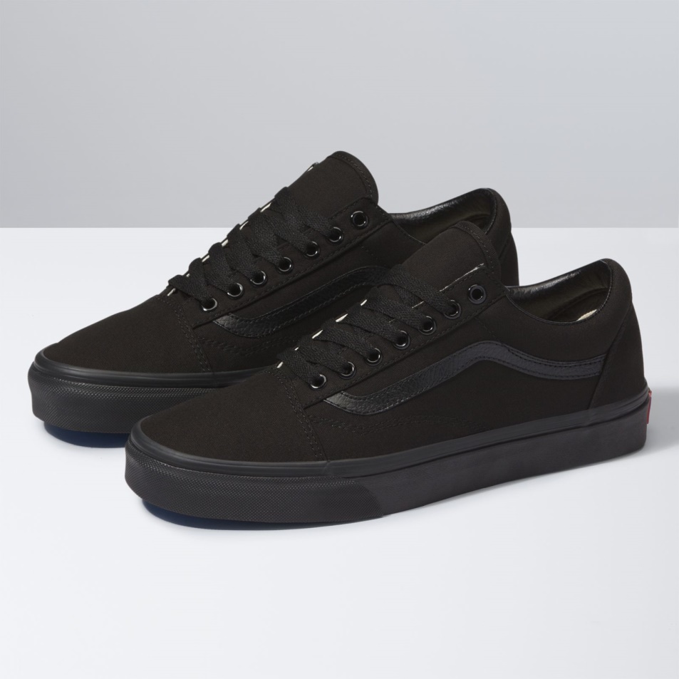 Furgonok Vászon Old Skool Fekete-fekete