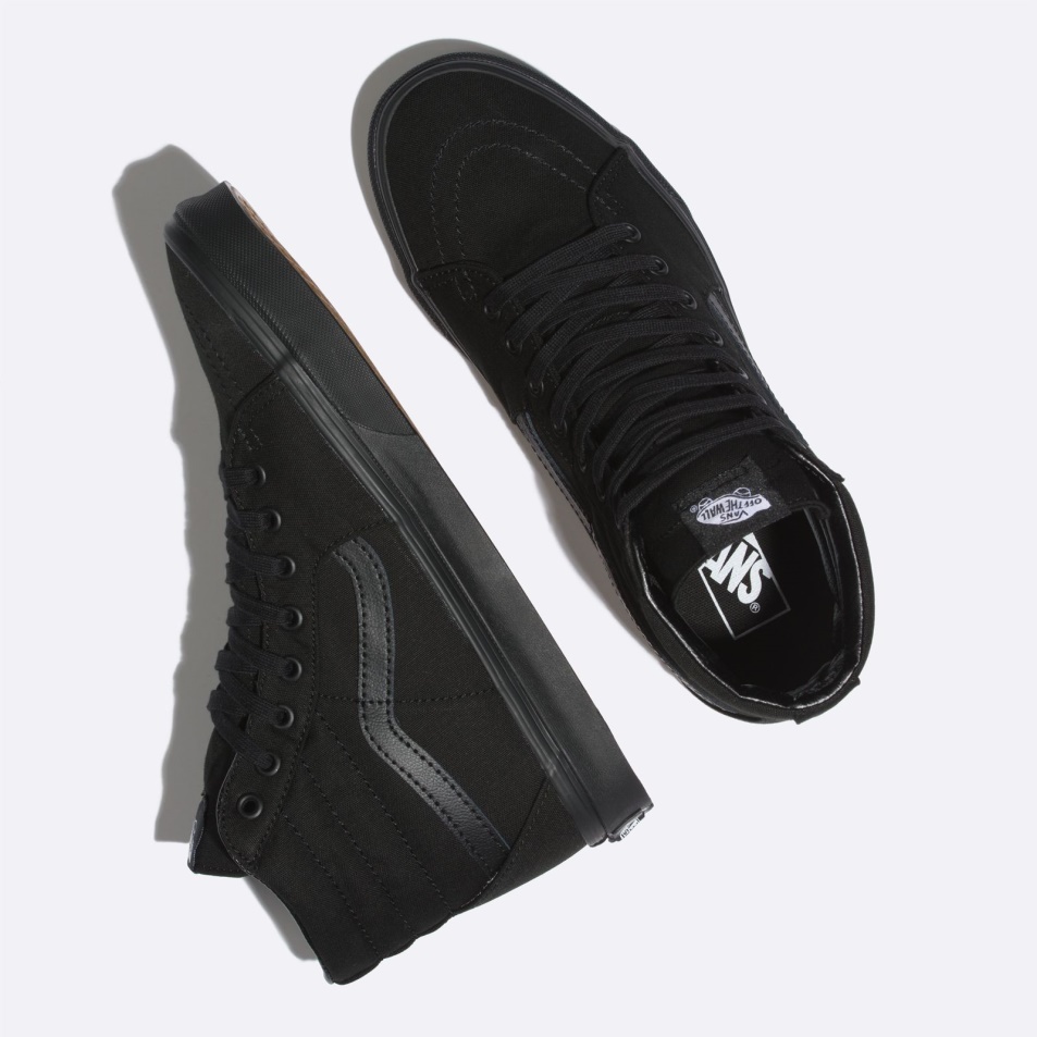 Furgonok Vászon Sk8-hi Fekete-fekete-fekete