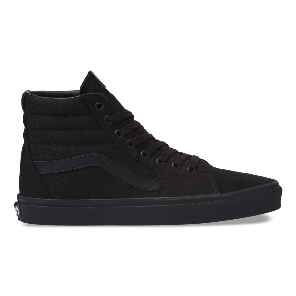 Furgonok Vászon Sk8-hi Fekete-fekete-fekete