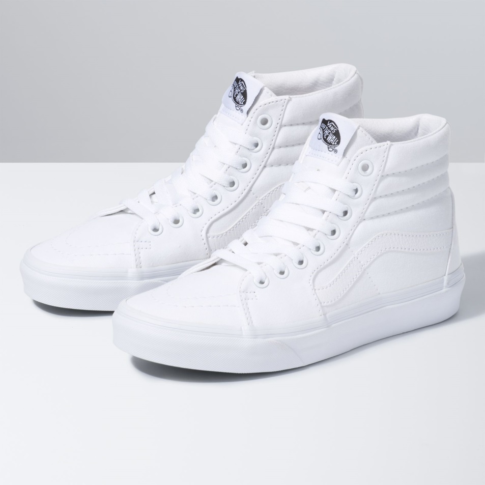 Furgonok Vászon Sk8-hi True White