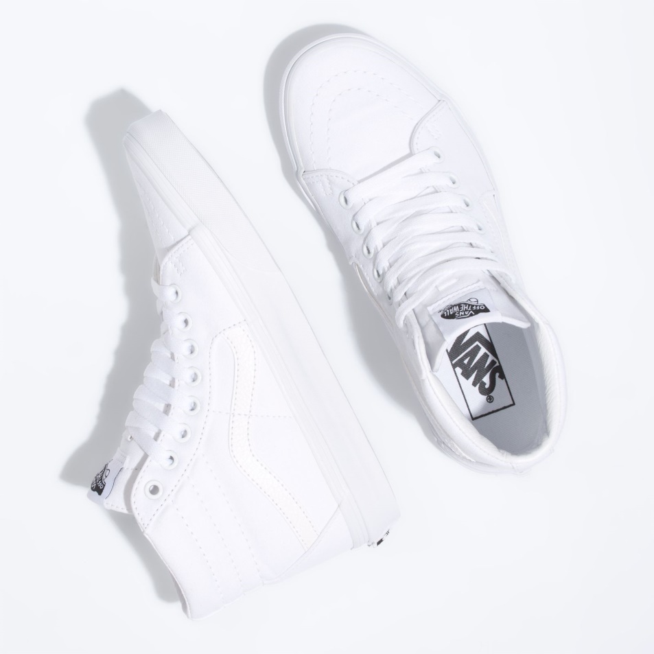 Furgonok Vászon Sk8-hi True White