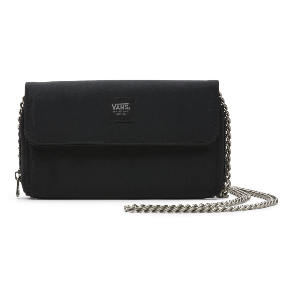 Kisteherautók Láncos Crossbody Pénztárca Fekete