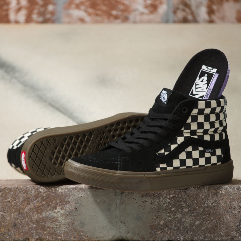 Furgonok Sakktábla Bmx Sk8-hi Fekete-sötét Gumi