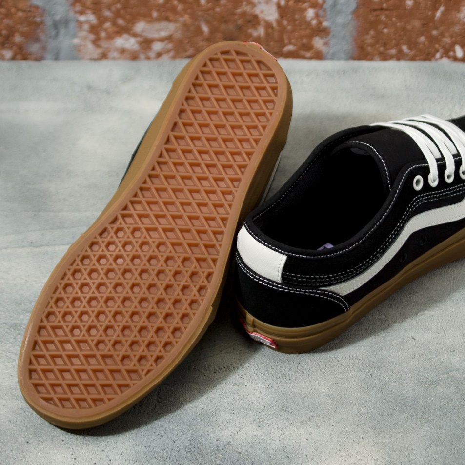Furgonok Chukka Alacsony Sidestripe Black-gum