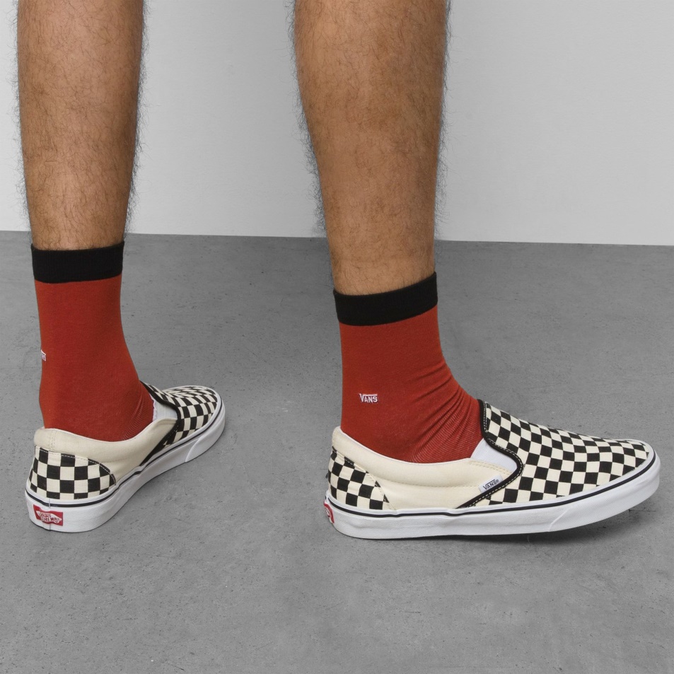 Vans Classic 3/4 Crew Zokni Mérete 9,5-13 Chili Olaj