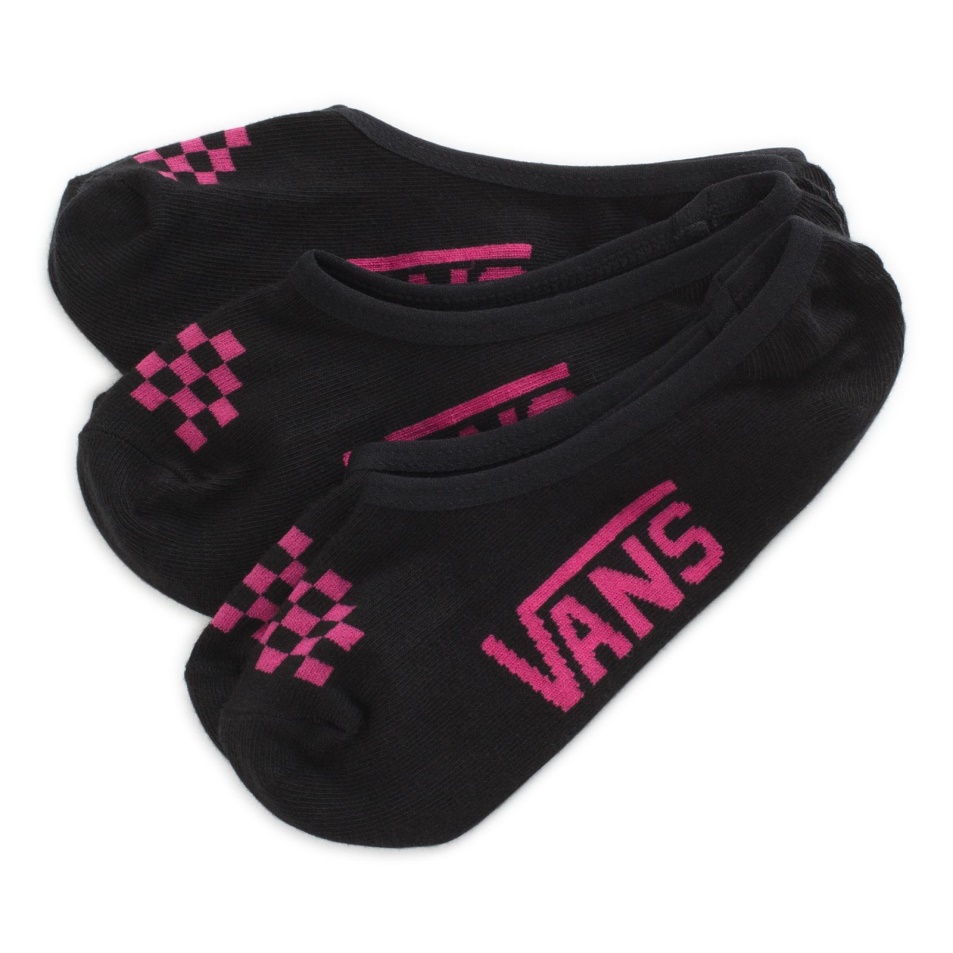 Vans Classic Canoodle Zokni 3 Db 1-6 Db-os Kiszerelés Fekete-neon Rózsaszín